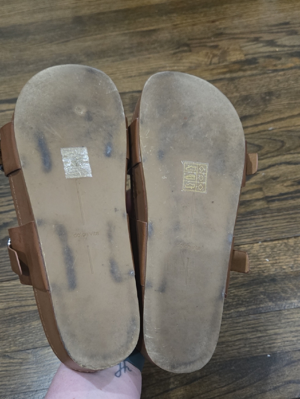 Dolce Vita Cici Platform Slides Buckle 2 Strap  Sandals - Picture 9 of 10
